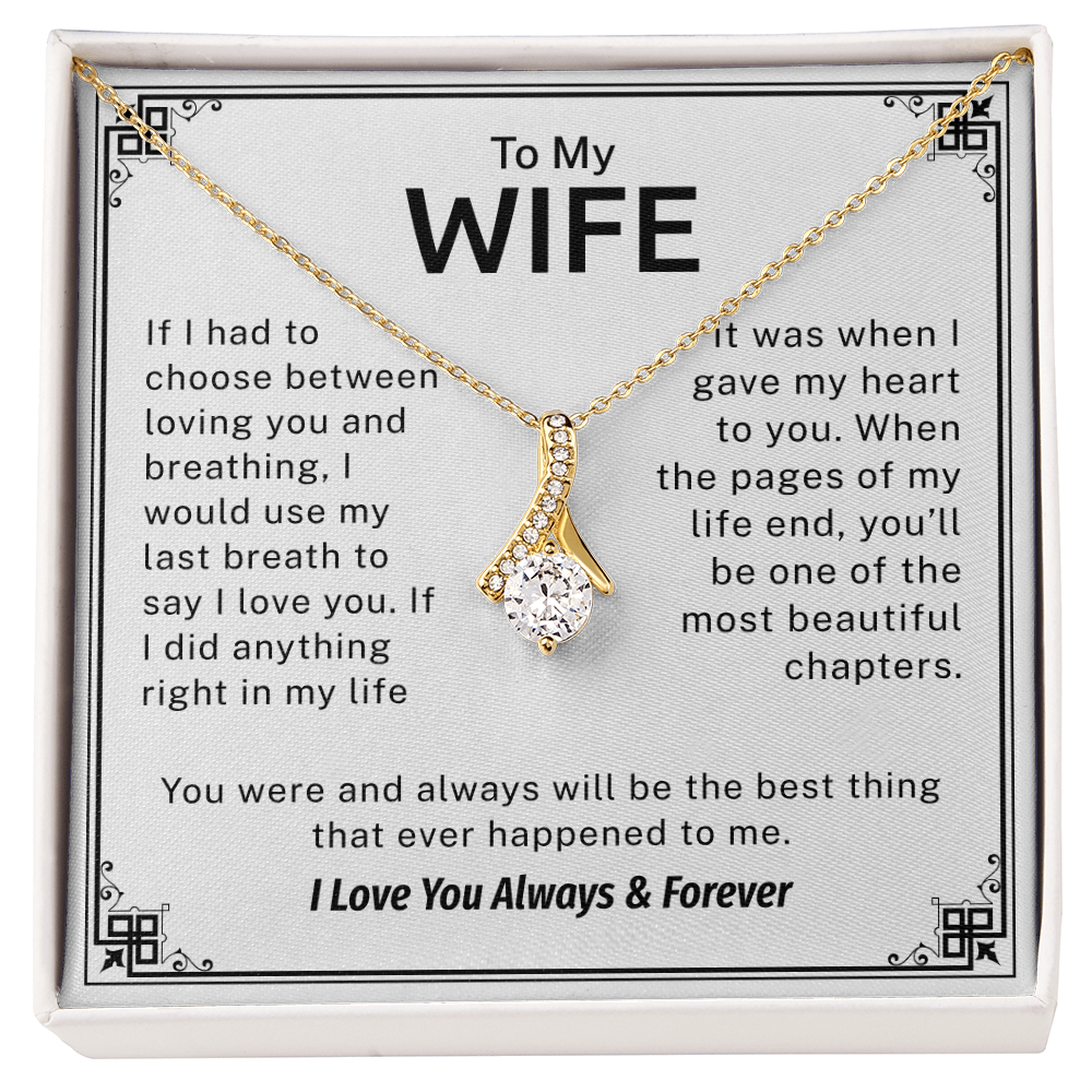 To My Wife – My Beautiful Chapter