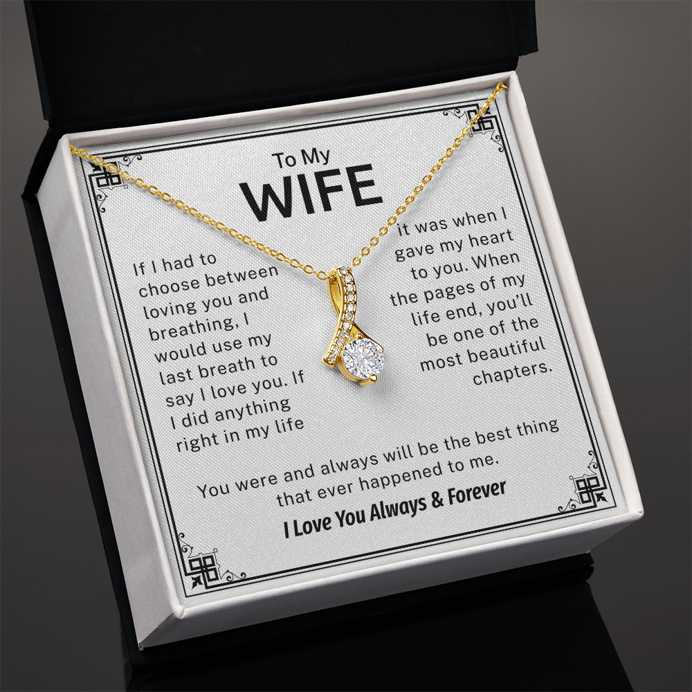 To My Wife – My Beautiful Chapter