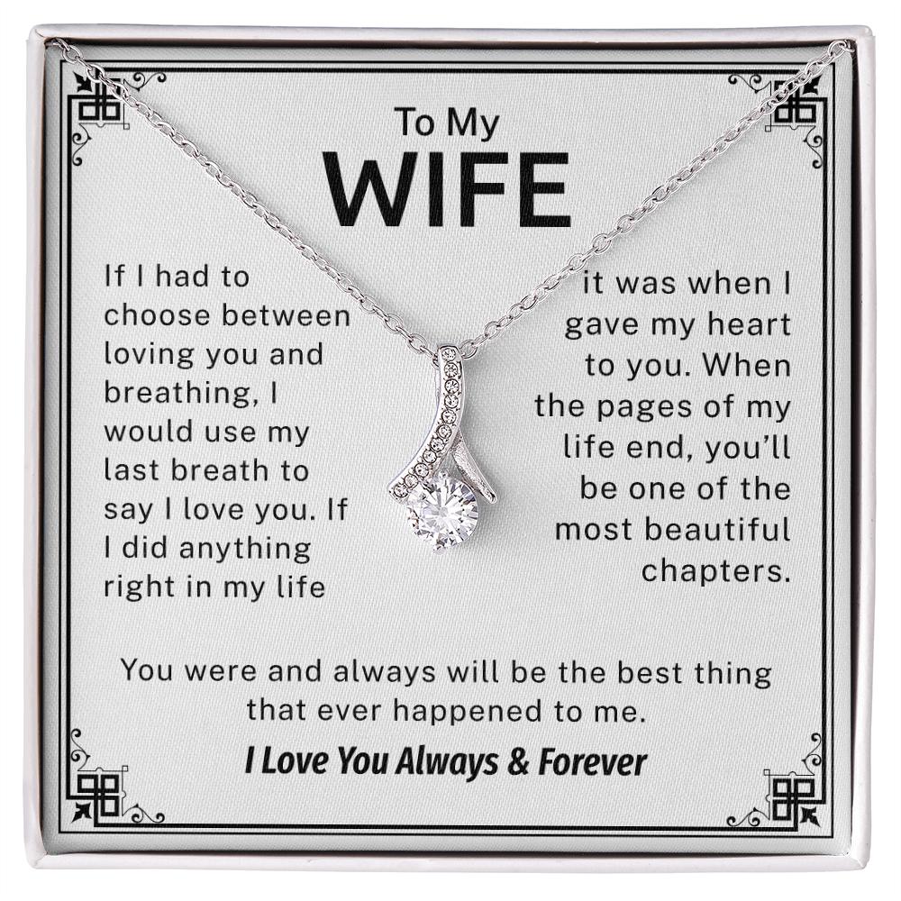 To My Wife – My Beautiful Chapter